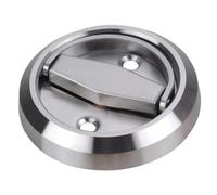 Cerradura de acero inoxidable 304 con manija invisible de seguridad oculta for puertas de gabinete, resistente al fuego, de 1 a 2 lados.(Handle A)