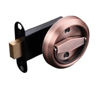 Cerradura de acero inoxidable 304 con manija invisible de seguridad oculta for puertas de gabinete, resistente al fuego, de 1 a 2 lados.(Single-Lock D)