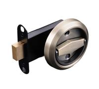 Cerradura de acero inoxidable 304 con manija invisible de seguridad oculta for puertas de gabinete, resistente al fuego, de 1 a 2 lados.(Single-Lock B)