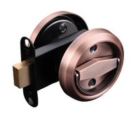 Cerradura de acero inoxidable 304 con manija invisible de seguridad oculta for puertas de gabinete, resistente al fuego, de 1 a 2 lados.(Double-Lock D)