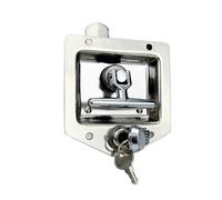 Cerradura de acero inoxidable for panel de tracción, caja de herramientas, cerradura for gabinete de furgoneta, cerradura for puerta de remolque de ingeniería, 1 unidad