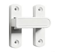 Cerradura de aleación de zinc ajustable para puertas, armarios, cajones, diseño de pestillo deslizante de caída de 0 a 7 mm con instalación vertical u horizontal, hardware de seguridad multiusos tipo