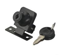 Cerradura de aleación de zinc de diseño elegante para puertas correderas de gabinete, incluye un par de llaves de seguridad (1#)