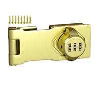 Cerradura de aleación de zinc para gabinete con contraseña con código de 3 dígitos sin llave, instalación ajustable para cajones, archivadores, refrigeradores, seguridad del hogar u oficina, color