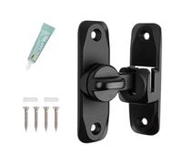 Cerradura de aleación de zinc para puerta corredera de 90/180 grados, cerradura de privacidad para puerta de garaje al aire libre, cerradura de puerta corredera de granero