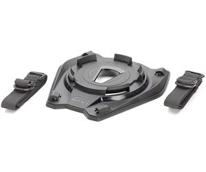 Cerradura de asiento GIVI Accesorio universal para bolsillos de bloqueo de tanque en el asiento del acompañante, negro