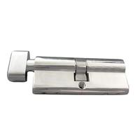 cerradura de barril Cilindro de cerradura acero inoxidable, antirrobo seguridad puertas delanteras, manija puerta central, latón Para Puertas compuestas(75(37.5knob-37.5))