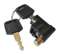 Cerradura de batería para RV, seguridad de metal antirrobo, llave de encendido portátil para bicicleta eléctrica, cerradura para caja de batería para RV con 2 llaves para motocicleta, bicicleta elé