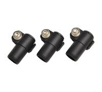 Cerradura de Bloqueo para Bastones de Senderismo 3 Unidades Ajustable Aluminio Trekking Montaña Excursiones 14-18mm(16 tube outer lock)