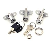 Cerradura de botón for puerta corredera de baño, armario de herramientas, caja, accesorios de bricolaje, JA50 G, 1 unidad(32mm Same key S)