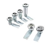 Cerradura de caja de distribución de aleación de zinc, cerradura de puerta de gabinete, llave triangular, cerradura de lengüeta, 1 unidad(62mm Triangle lock)