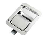 Cerradura de caja sin cilindro de acero inoxidable 304, cerradura de ingeniería for camión, cerradura de panel de coche, 1 unidad