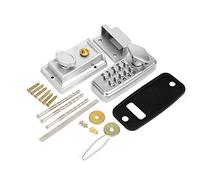 Cerradura de cajón con código, cerradura mecánica de 2-4 dígitos, acero cromado - Seguridad impermeable, fácil de usar, para puertas interiores y exteriores