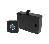 Cerradura de Cajón con Huella Digital, Desbloqueo de Aplicación, Copia de Seguridad de Llave USB de Metal, Gabinete de una Sola Puerta, Material ABS, 20 Huellas Dactilares,