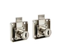 Cerradura de cajón de aleación de zinc 138-22-32 for oficina en casa, escritorio, armario, taquilla, con 2 llaves (1 unidad)(138-32)