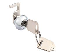 Cerradura de cajón de caja registradora, cerradura de leva, con clip rápido y 2 llaves, para cajas de efectivo, taquillas de gimnasio, armarios de metal, cajas de vuelo y más (B)