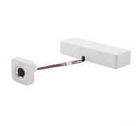 Cerradura de cajón de huellas dactilares con luz indicadora RGB, pestillo electrónico para gabinete, para oficina en casa, desbloqueo rápido, para sistema de seguridad inteligente, color blanco