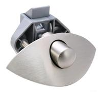 Cerradura de cajón sin llave de aleación de zinc para caravanas e interiores modulares compatible con grosores de panel estándar (B)