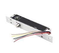 Cerradura de cerrojo eléctrico a prueba de fallos de 12V CC, cilindro de bloqueo con salida de contacto de puerta for sistema de Control de acceso doméstico
