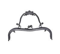 Cerradura de cierre de beso, marcos de metal for monedero, 1 pieza de marco de monedero de metal vintage de 20,5 cm, bolso de mano elegante vintage for mujer, cierre de cierre de beso con asa, accesor