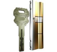 Cerradura de cilindro, 10 Uds llaves Clase C cerradura de puerta cobre cilindro central entrada antirrobo latón