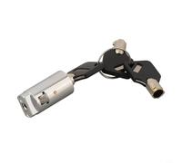 Cerradura de cilindro de aleación de zinc segura con 3 llaves para armario, máquina expendedora, cajón, buzón, armario, sistema de bloqueo de leva antirrobo