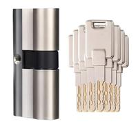 Cerradura de cilindro de nivel C for puerta de entrada, 7 llaves maestras, cuerpo cilíndrico.(42.5AND 42.5 85MMZ)