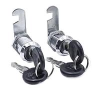 Cerradura de cilindro,ganzúa cerradura tubular, barril,Cerraduras cajón,2PCS Buzón leva Puerta Gabinete Cajón Armario seguridad for muebles con llaves(16 mm)