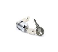 Cerradura de cilindro leva con llave for gabinetes y buzones, longitudes rosca 16-30 mm(20mm Different Key)