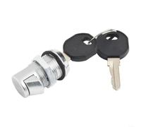 Cerradura de cilindro, para reparación de barcos | Llave, Aleación de Zinc Cromada, para Caravana, Yate, Armario Puerta Cierre de Seguridad Plata 5 x 5 x 5 cm
