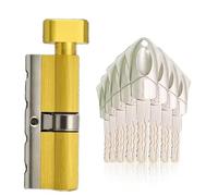 Cerradura de cobre de 70-90 mm for puerta de entrada, 8 llaves maestras(110MMZ55Knob55)