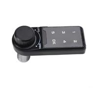 Cerradura de código digital con teclado electrónico para armarios, entrada sin llave, dispositivo de seguridad para gimnasio, taquilla, habitación de hotel, oficina, cajón, negro (30 mm)