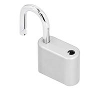 Cerradura de combinación candado grande para exteriores candado con contraseña candado seguro para equipaje para puerta de garaje valla de jardín (Plata)