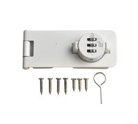 Cerradura de combinación de 3 dígitos para puerta de armario con cerradura de perilla giratoria que proporciona seguridad sin llave y fácil restablecimiento de código para cajones, armarios y puertas