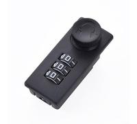 Cerradura de combinación de 3 piezas para cajones y armarios de oficina, código reiniciable, cierre de seguridad de plástico ABS para archivadores y taquillas, color negro