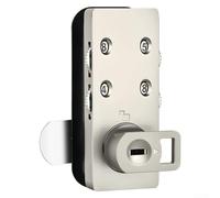 Cerradura de combinación de aleación de zinc de cuatro dígitos para muebles de oficina de seguridad de gabinetes y cajones de escritorio con diales lisos y soporte clave de respaldo