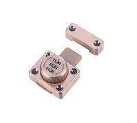 Cerradura de combinación de aleación de zinc resistente de 3 dígitos para uso en armarios y cobertizos (bronce rojo)