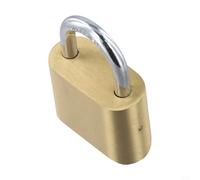 Cerradura de combinación de latón con código reajustable de 4 dígitos, candado antirrobo para seguridad de equipaje, armarios, cajas de herramientas, puertas de cobertizo y protección, (1)