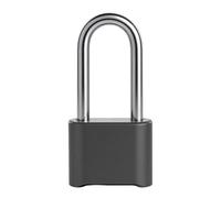 Cerradura de combinación de metal mecánico reajustable de 4 dígitos | para puerta, equipaje, caja de herramientas, armario, despensa, garaje, cobertizo, gimnasio, hogar, escuela