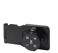 Cerradura de combinación electrónica de seguridad sin llave para puerta de armario, cajón, nevera, sin taladro, aleación de zinc, recargable por USB, mecanismo de desbloqueo rápido de 0,5 segundos con