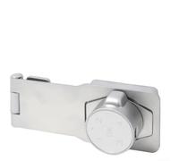 Cerradura de combinación electrónica para puerta de armario, cajón, nevera, caja fuerte, sin taladro, aleación de zinc, contraseña de seguridad con USB recargable para batería y panel táctil