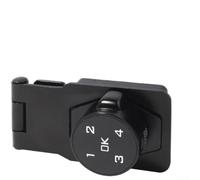 Cerradura de combinación electrónica para puerta de gabinete Cajón Refrigerador Sin Taladro Aleación de zinc (A)