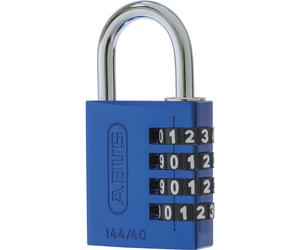 Cerradura de combinación numérica, aluminio ABUS, 144/40 Lock-Tag, UE 6 unid.