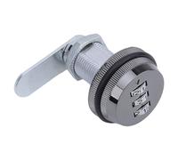 Cerradura de combinación para buzón pequeño, cerradura de combinación de cajón de 3 dígitos, cerradura de aleación de zinc, sin llave, herramienta de bloqueo de combinación mecánica para buzón/armario