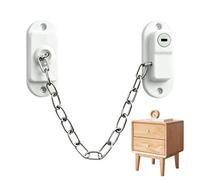Cerradura de combinación para gabinete, con dispositivo de bloqueo de seguridad adhesivo a prueba de niños, 7,5 x 3,3 cm, seguridad para cajones, cerradura de cadena para congelador, pestillo a prueba
