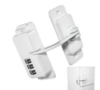 Cerradura de con combinación de seguridad infantil y pestillo | Cerradura de puerta de refrigerador para cajón, despensa, lavavajillas, armario, apartamentos, caravana, dormitorio, garaje