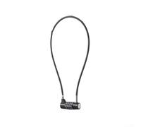 Cerradura de contraseña de aleación de zinc con cable de alambre de acero para taquillas de gimnasio, seguridad, armarios escolares y exteriores (476 mm)