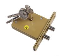 Cerradura de doble barra cruzada para aplicaciones de seguridad en puertas secretas, puertas de paso y puertas ocultas personalizadas