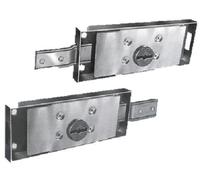 Cerradura de doble mapa lateral izquierda para persianas enrollables cerrojo reforzado