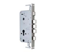 Cerradura de Embutir, Picaporte Con Cerradura Cerradura electrónica de acero inoxidable de 240 x 24 mm con perno cuadrado y perno cilíndrico.(24X240mm)